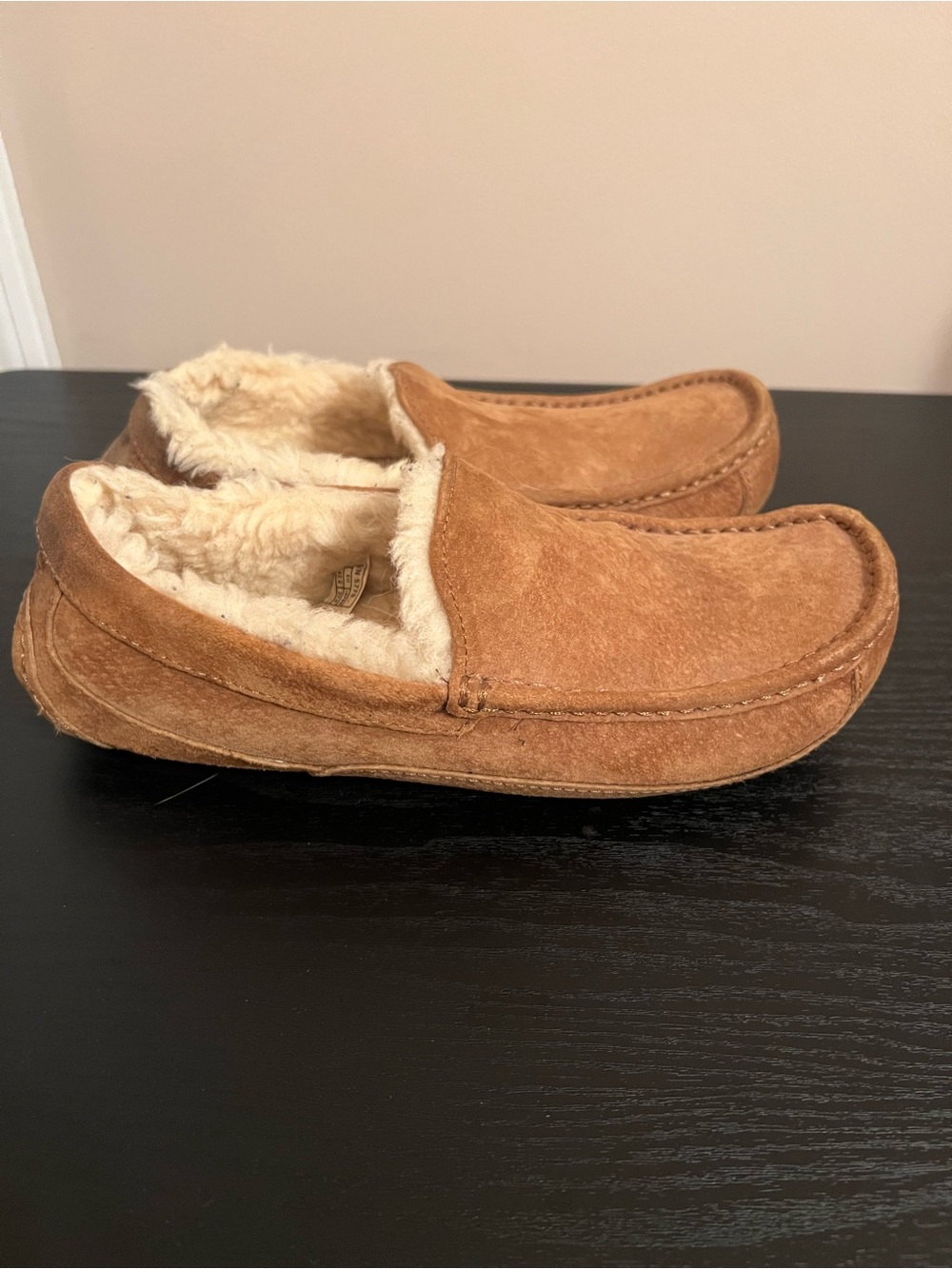 UGG Ascot Men's Chestnut Slippers sz9 style# 5775